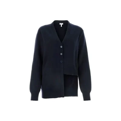 Asymmetric Cashmere Cardigan