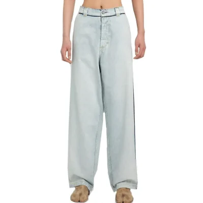 Wide Leg Denim Jeans