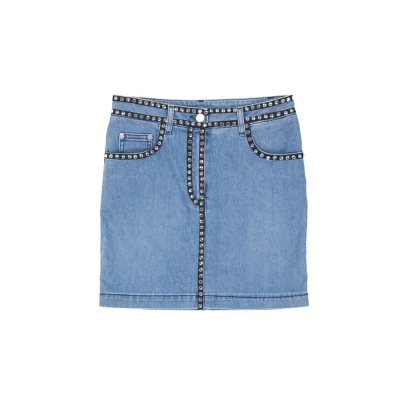 Cotton Denim Skirt