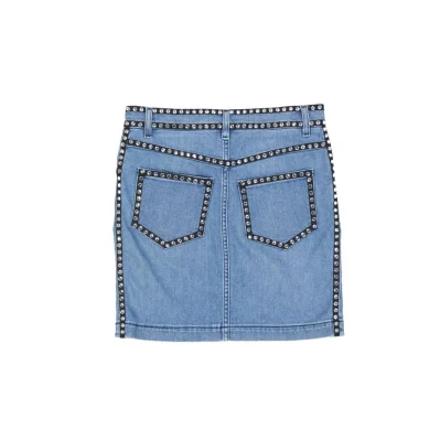 Cotton Denim Skirt