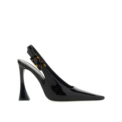 'Dune' Leather Slingback Pumps