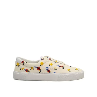 Printed Canvas Sneakers