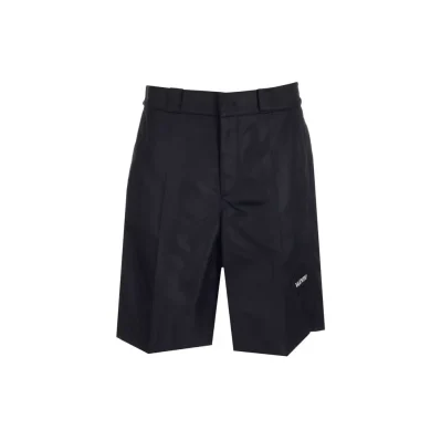 Flower Embroidery Bermuda Shorts