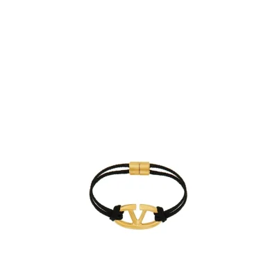 V-Logo Cotton Bracelet
