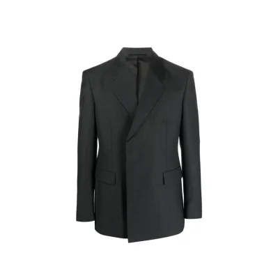 Double-Breasted Wool Jacket