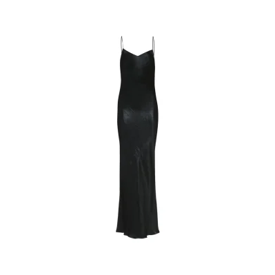 Satin Long Dress