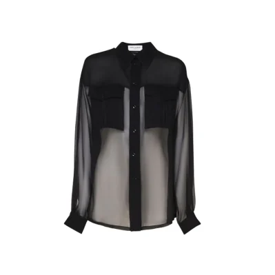 Silk Crepe Muslin Shirt