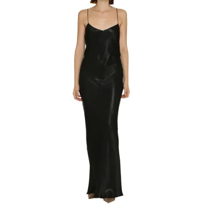 Satin Long Dress
