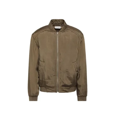 Twill Teddy Bomber Jacket