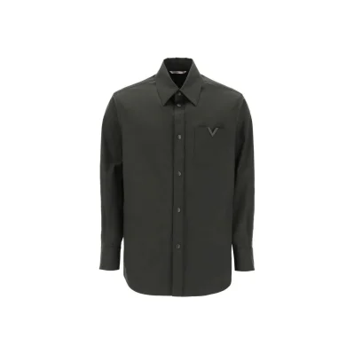 V-Logo Jacket Overshirt
