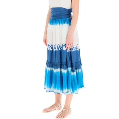Tie Dye Midi Skirt