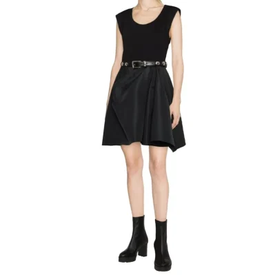 Gathered Mini Dress