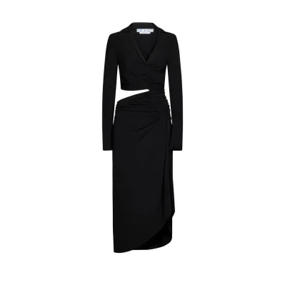 Cut-Out Midi Dress