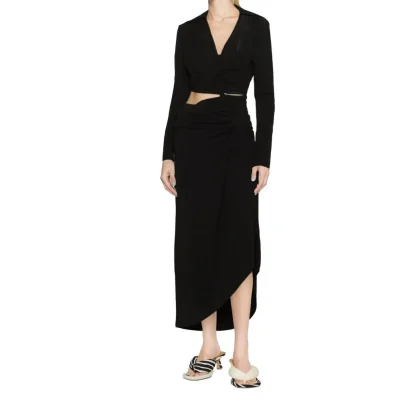 Cut-Out Midi Dress