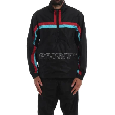 Marcelo Burlon Logo Windbreaker Jacket