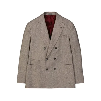 Double-Breasted Wool Jacket