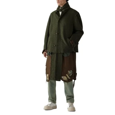 Destroyed-Look Coat