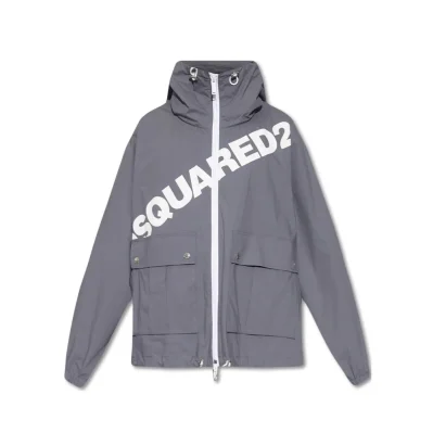 Logo Hooded Windbreaker