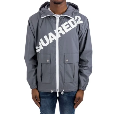Logo Hooded Windbreaker