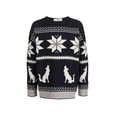 Embroidered Cotton Sweater