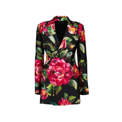 Flower Print Blazer