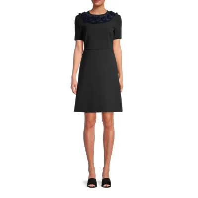 Knitted Mink Collar Dress