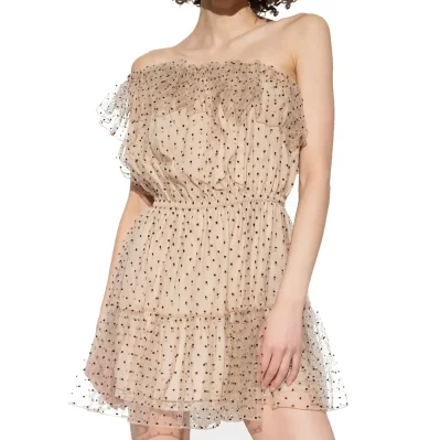 One-Shoulder Tulle Dress