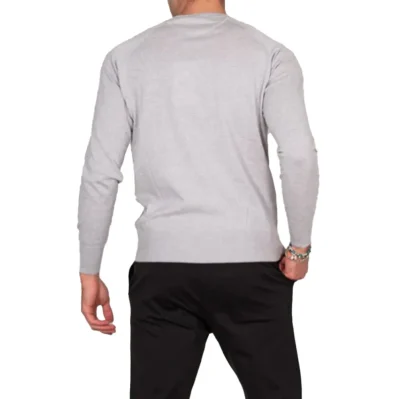 Gray Cotton Sweater