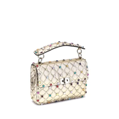 Medium Rockstud Spike Shoulder Bag