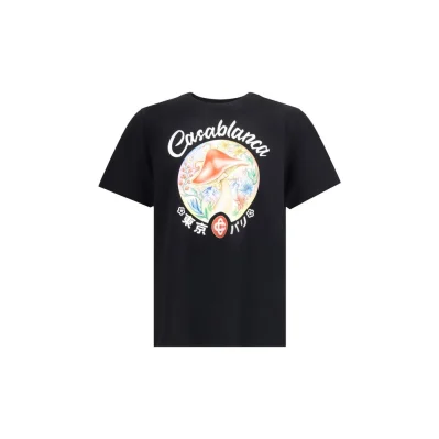 Mushroom Emblem printed T-Shirt