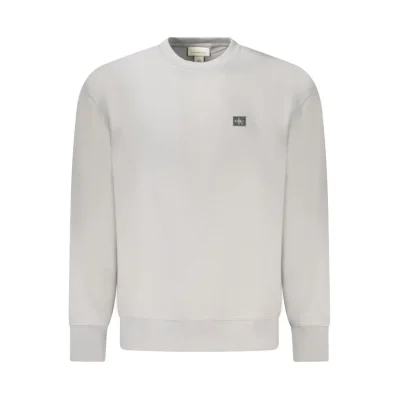 Gray Cotton Men Sweater