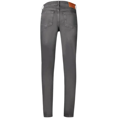 Black Cotton Jeans & Pant