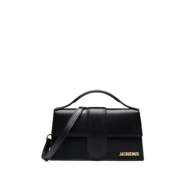 Le Grand Bambino Leather Bag - Gold Logo