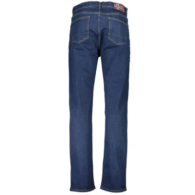 Blue Cotton Jeans & Pant