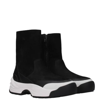 Black Leather Ankle