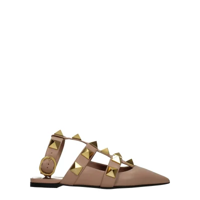Pink Leather Sandal