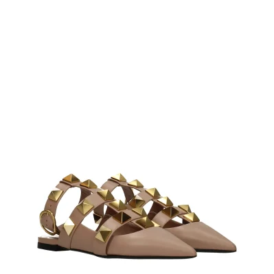 Pink Leather Sandal
