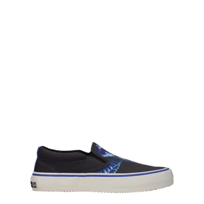 Black Fabric Slip-On Loafer