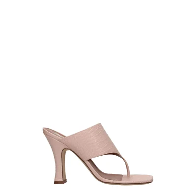 Pink Leather Sandal