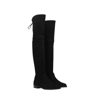 Black Leather Boot