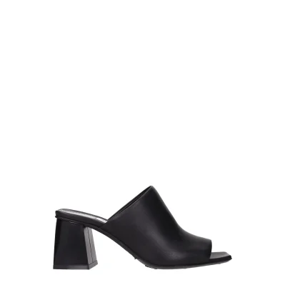 Black Leather Sandal