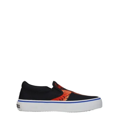 Black Fabric Slip-On Loafer