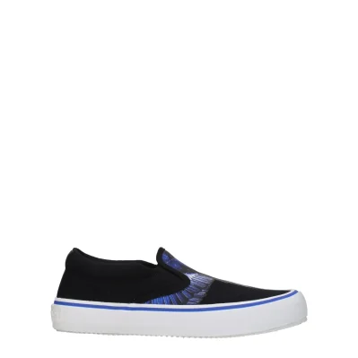 Black Fabric Slip-On Loafer