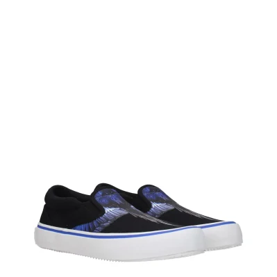 Black Fabric Slip-On Loafer