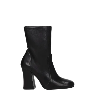 Black Leather Ankle