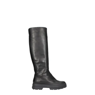 Black Leather Boot