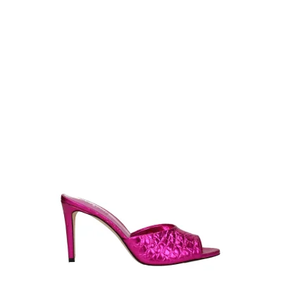 Pink Leather Sandal