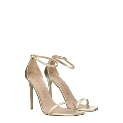 Gold Leather Sandal