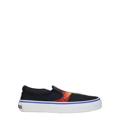 Black Fabric Slip-On Loafer