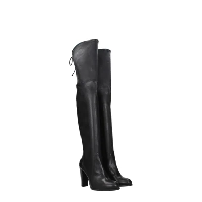 Black Leather Boot